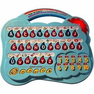 Vintage Scientific Toys Talk N Learn Alpha Bright Interactive Learning Bilingual